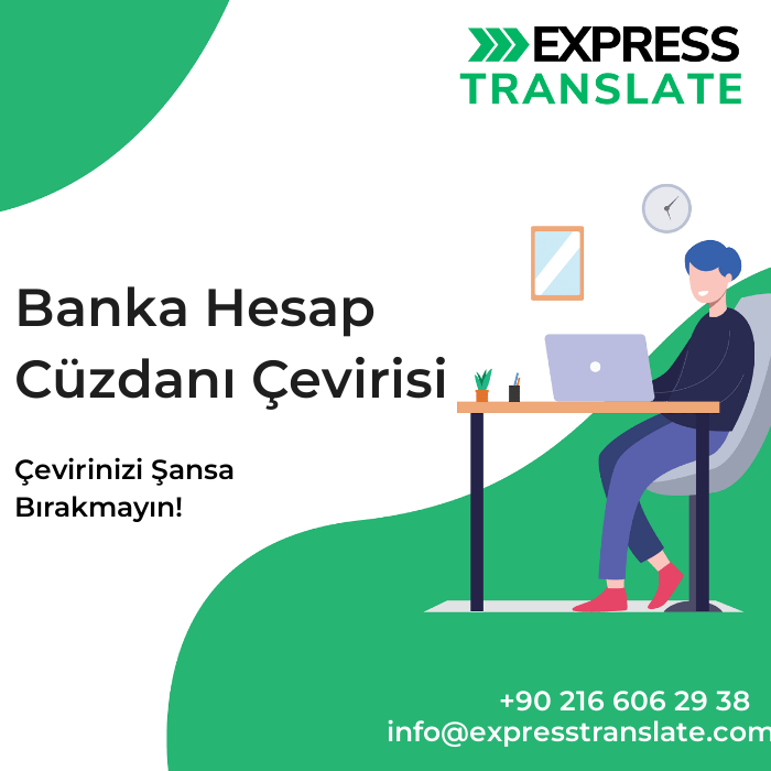 Banka Hesap Cüzdanı Çevirisi