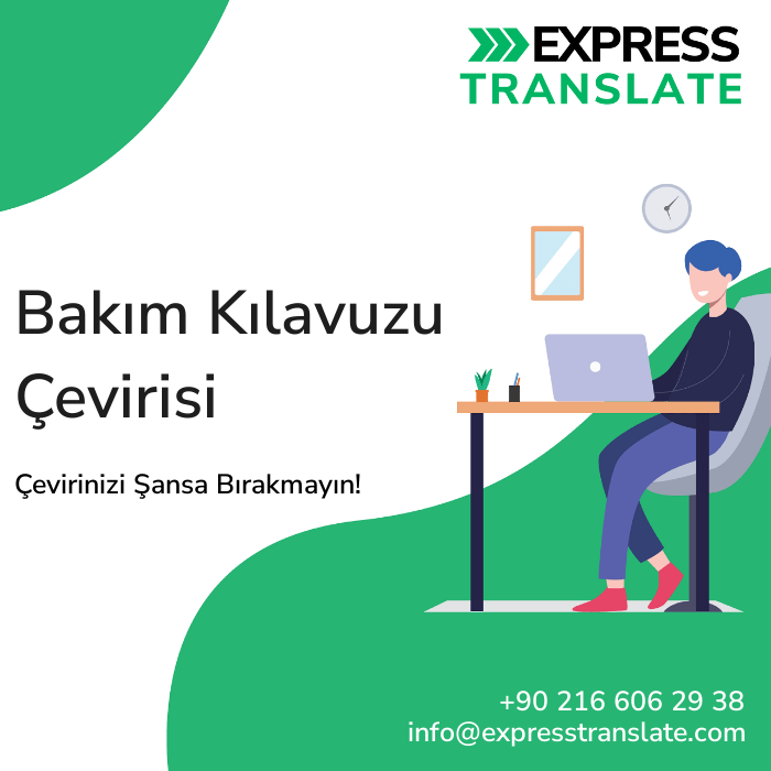 Bakım Kılavuzu Çevirisi